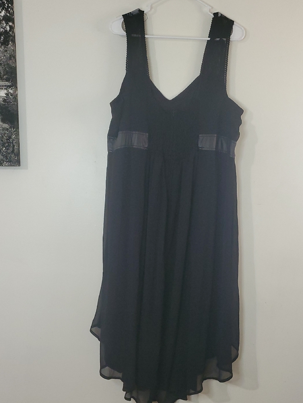 Tripp NYC Black High-Low Dress Size 4X 26-28 Lace Whimsigoth Y2K Edgy Goth - Picture 9 of 16